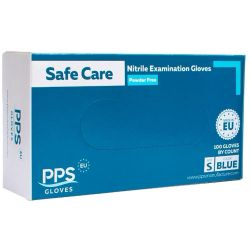 Safe Care Нитрилни ръкавици сини, размер S (100 бр.)