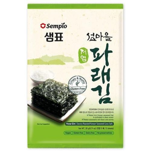 Sempio Parae Gim Less Salt листа от водорасли овкусени (20 г)