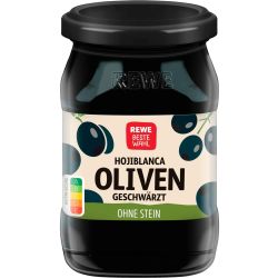 REWE черни маслини без костилка (135 г)