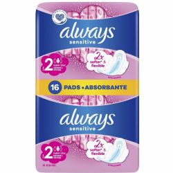 Always Sensitive Super Soft дамски превръзки (16 бр.)