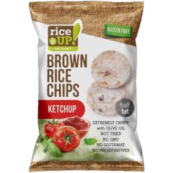 Rice Up оризов чипс с кетчуп (60 г)