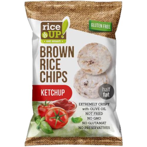 Rice Up оризов чипс с кетчуп (60 г)