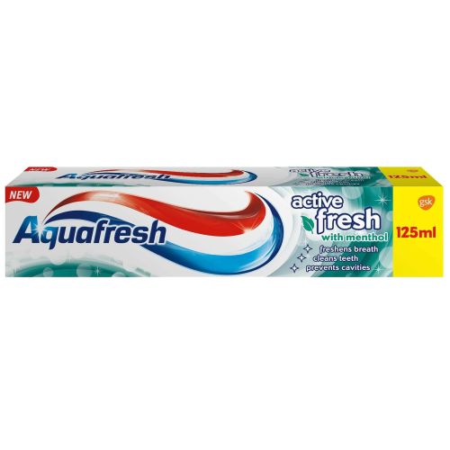 Aquafresh Active Fresh with Menthol паста за зъби (125 мл)