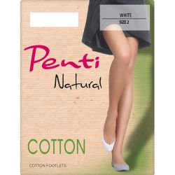 Penti памучни терлици, бели, 40 DEN, размер 2