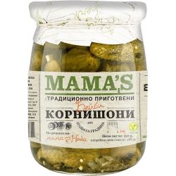 Mama's пикантни бейби корнишони (550 г)