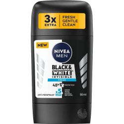 Nivea Men Invisible Black & White Fresh део стик (50 мл)