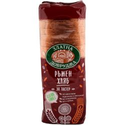 Златна Добруджа ръжен тостерен хляб (500 г)