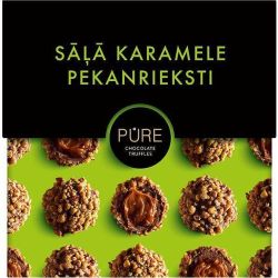 Pure Chocolate Truffles млечни шоколадови трюфели солен карамел (110 г)
