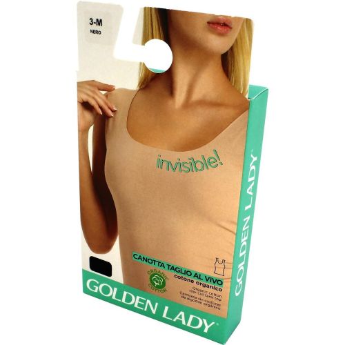 Golden Lady дамски потник лазерно изрязан, размер S, бял (1 бр.)