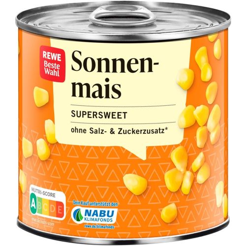 REWE слънчева царевица супер сладка (285 г)