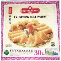 Spring Home замразени пшенични кори за пролетни рулца, 30 бр. (550 г)