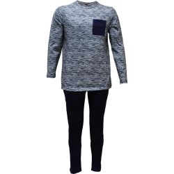 Yanev Sport Fashion мъжка пижама в черно и сиво, размер XXL (1 бр.)