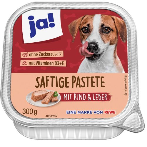 Ja! храна за кучета пастет с говеждо и дроб (300 г)