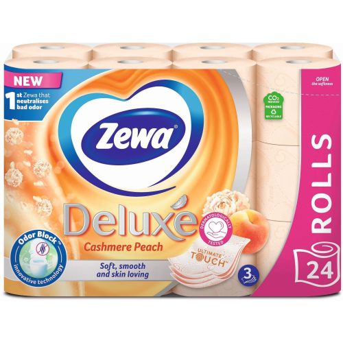 Zewa Deluxe Peach трипластова тоалетна хартия (24 бр.)