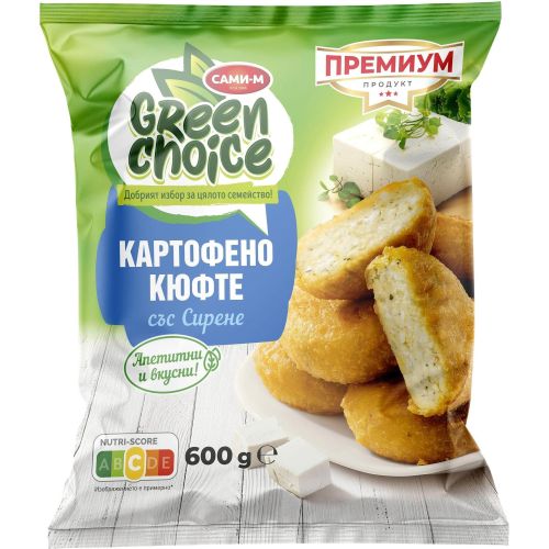 Сами-М замразени картофени кюфтета със сирене (600 г)