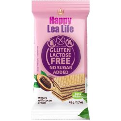 Flis Happy Lea Life вафли с какао, без глутен, без захар, без лактоза (48 г)
