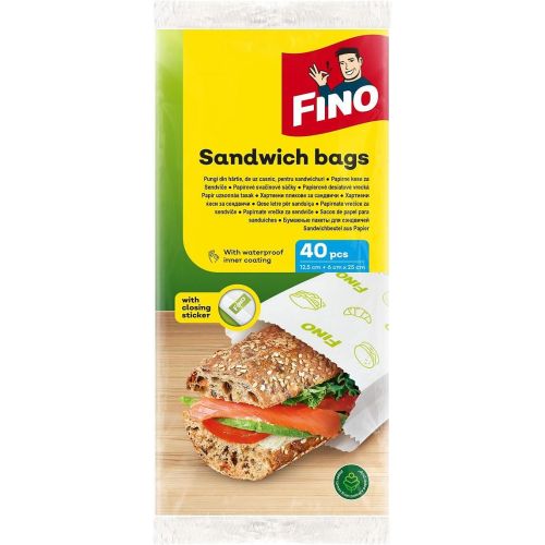 Fino хартиени пликове за сандвичи, 40 бр. (1 бр.)