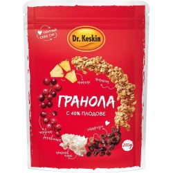 Dr. Keskin натурална гранола с 40% плодове (250 г)
