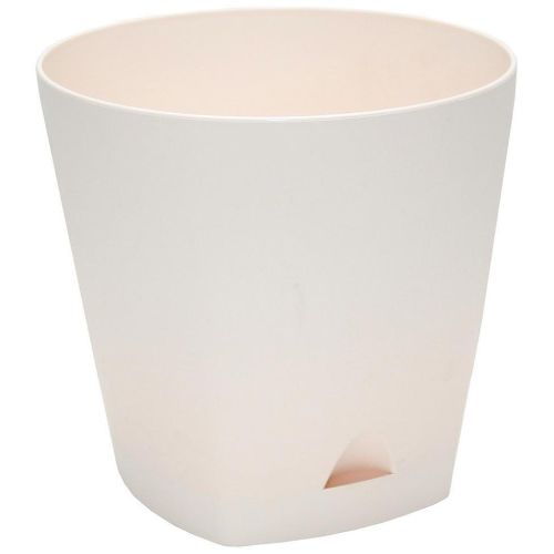 Urban саксия с подложка Ф: 11 см, Н: 10 см, бежова (1 бр.)