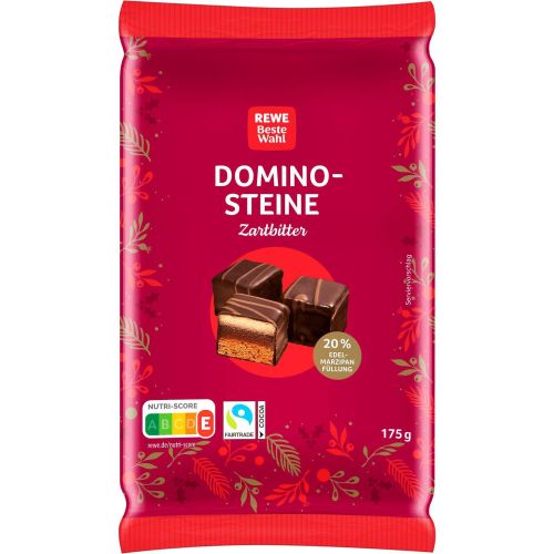 REWE домино глазирано с тъмен шоколад (175 г)
