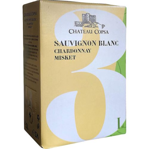 Chateau Copsa совиньон блан, шардоне и мискет, Bag In Box (3 л)