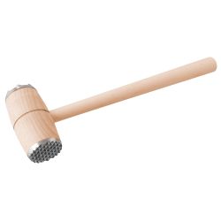 Fackelmann дървен чук за месо с метални накрайници, 32 см (1 бр.)