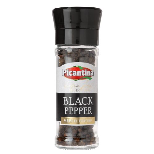 Picantina черен пипер на зърна, мелница (35 г)