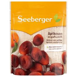 Seeberger сушени кайсии необработени със сяра (125 г)