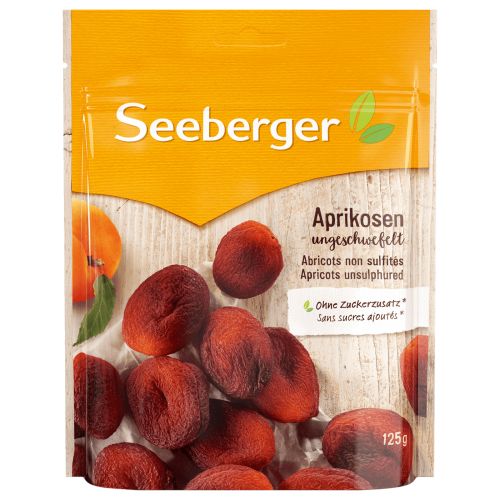 Seeberger сушени кайсии необработени със сяра (125 г)