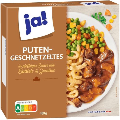Ja! ястие от пуешко месо със сос и зеленчуци (480 г)