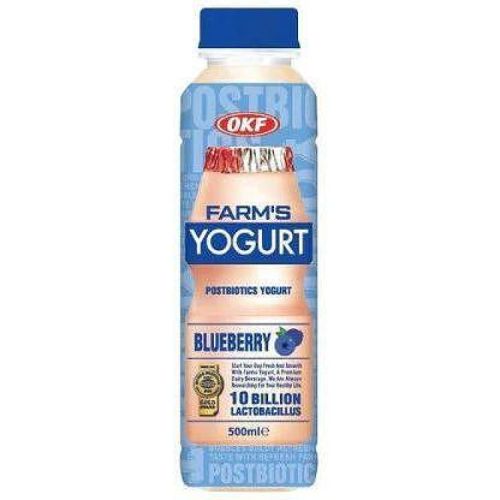 OKF Farm's Yogurt напитка йогурт боровинка (500 мл)