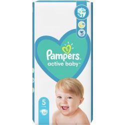 Pampers Active Baby пелени Junior 5, 11 кг - 16 кг (54 бр.)