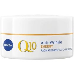 Nivea Q10 Energy енергизиращ дневен крем против бръчки, SPF15 (50 мл)