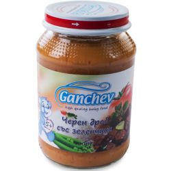 Ганчев пюре от черен дроб със зеленчуци (190 г)