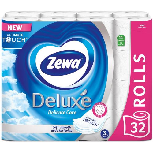 Zewa Deluxe Delicate Care тоалетна хартия (32 бр.)