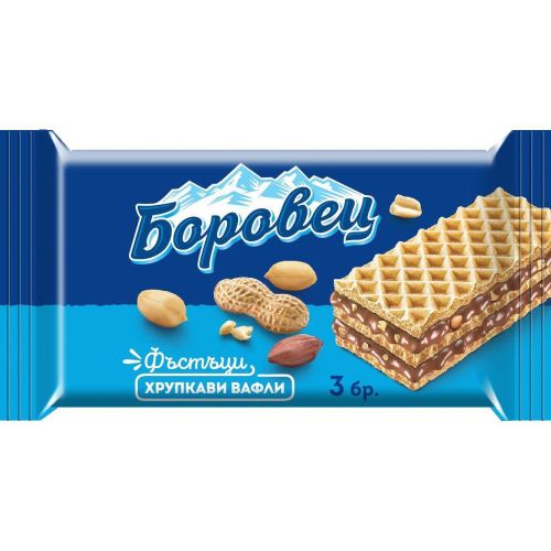 Боровец вафлички с фъстъци (38 г)