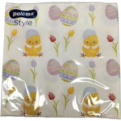 Paloma Style салфетки с великденски мотив 33 см х 33 см (20 бр.)