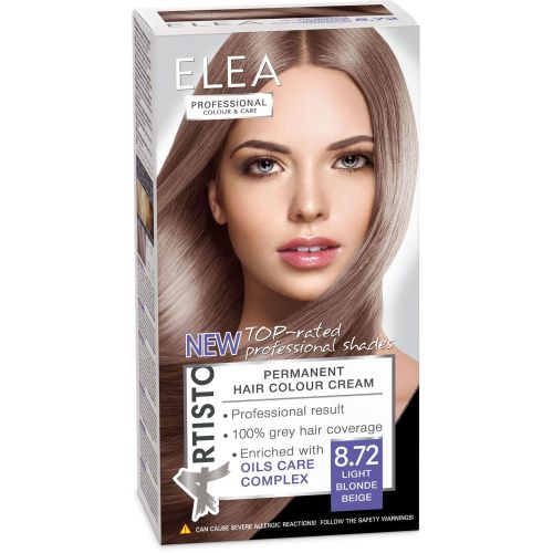 Elea Pro боя за коса, светло рус бежов 8/72 (1 бр.)