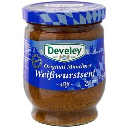 Develey оригинална мюнхенска горчица за бяла наденица (250 мл)