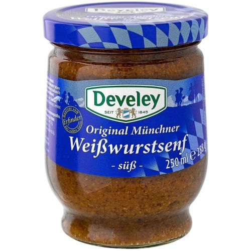 Develey оригинална мюнхенска горчица за бяла наденица (250 мл)