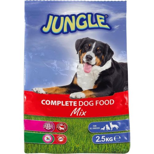 Jungle кучешка храна гранули микс (2.5 кг)
