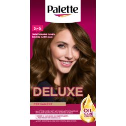 Palette Deluxe крем боя за коса златист блестящ карамел Golden Gloss Caramel, 555 / 5-5 (1 бр.)