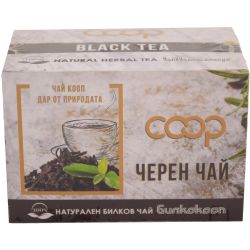 Билкокооп черен чай с конец (34 г)