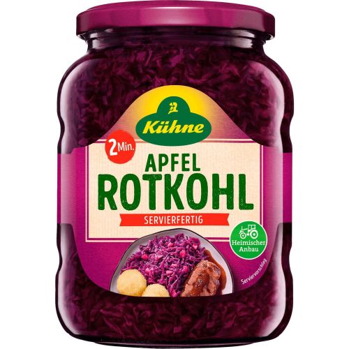 Kuhne червено зеле с парчета ябълка (335 г)
