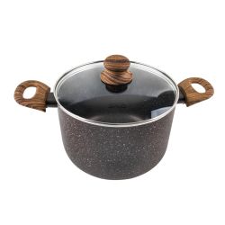 Brio Mocca Marble дълбока тенджера, 5.65 л, 22 см (1 бр.)