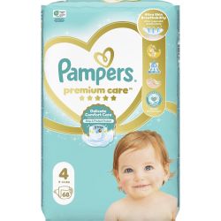 Pampers Premium Care пелени Maxi 4, 9 кг - 14 кг (68 бр.)