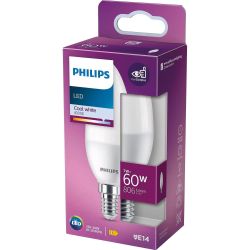 Philips LED крушка свещ E14, 7W, 806Lm, 4000k (1 бр.)