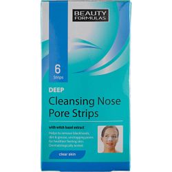 Beauty Formulas Deep Clean пластири за нос срещу черни точки (6 бр)