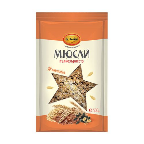 Dr. Keskin пълнозърнесто мюсли (500 г)
