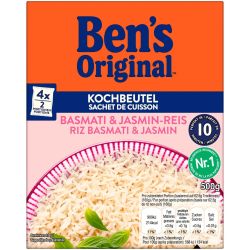 Ben's Original басмати и жасминов ориз, 4 бр. х 125 г (500 г)